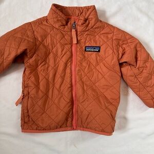 Patagonia Kids Puffer Jacket in Orange